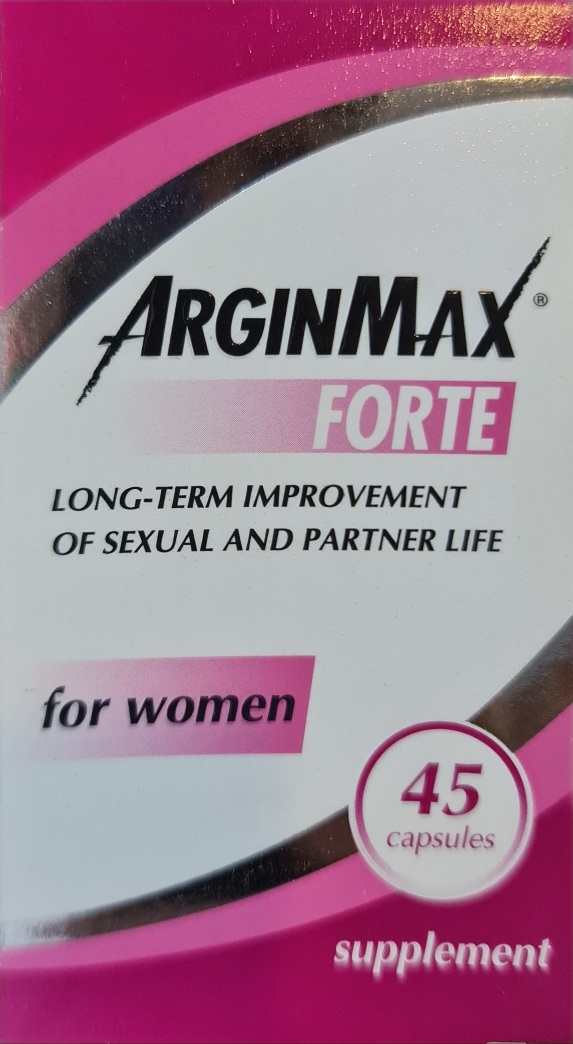 کپسول آرژین مکس فورته زنان ۴۵ عددی ARGINMAX FORTE