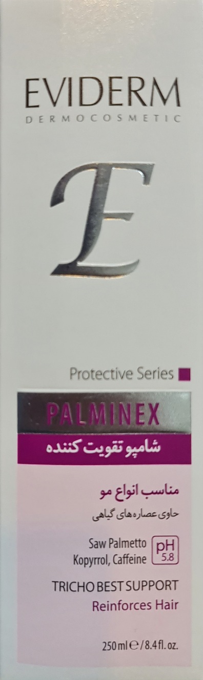 شامپو تقویت کننده پالمینکس انواع مو اویدرم PALMINEX