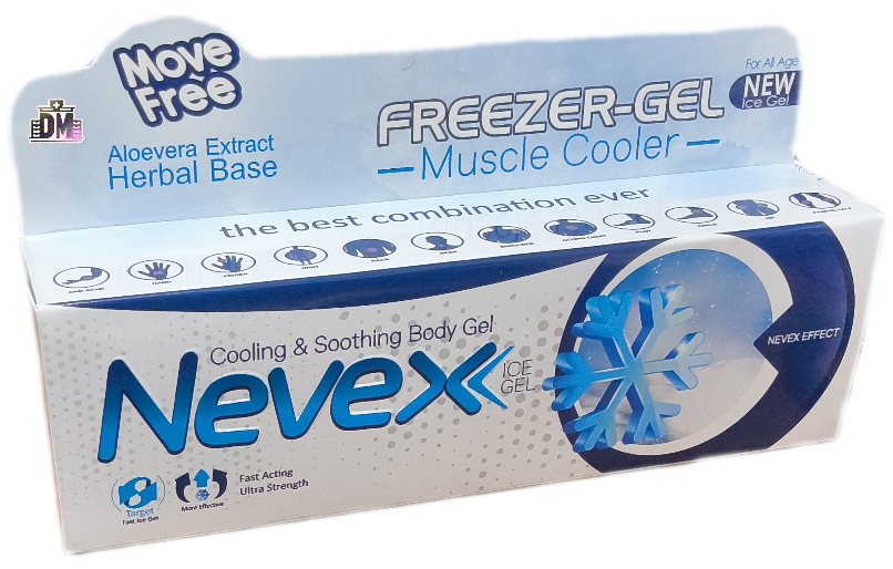 ژل خنک کننده نوکس سرد حجم ۱۰۰ میلیلیتر، NEVEX ICE GEL