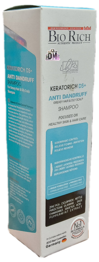 شامپو بایوریچ مناسب موهای چرب و دارای شوره (کراتوریچ دی اس)، KERATORICHDS+