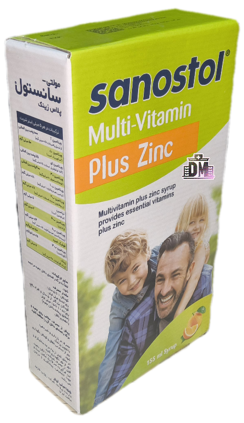 شربت سانستول زینکدار ۲۰۰ سی سی، SANOSTOL PLUS ZINK
